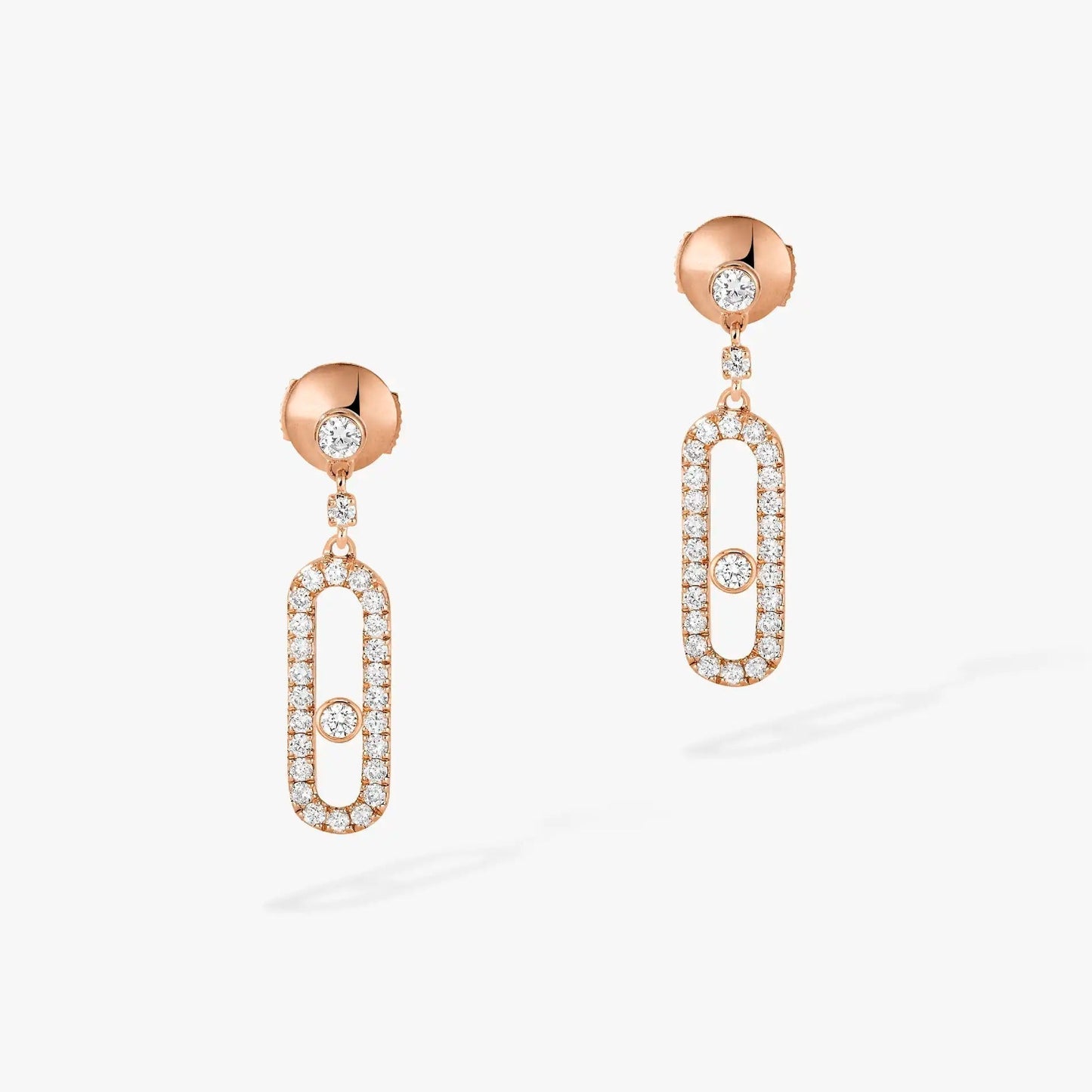 [Solara jewelry]DORMEUSES MOVE UNO DIAMOND EARRINGS