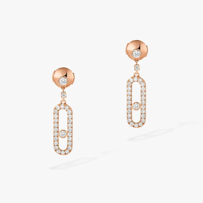 [Solara jewelry]DORMEUSES MOVE UNO DIAMOND EARRINGS