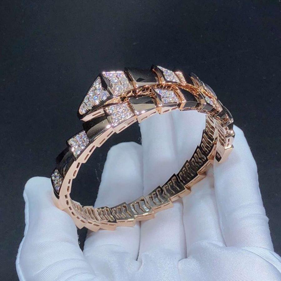 [Solara Jewelry]SERPENTI BRACELET PINK GOLD DIAMOND