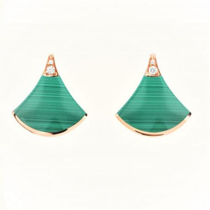 [Solara Jewelry]DIVAS DREAM EARRINGS PINK GOLD