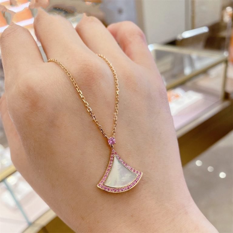 [Solara Jewelry]DREAM NECKLACE MOP DIAMOND PINK