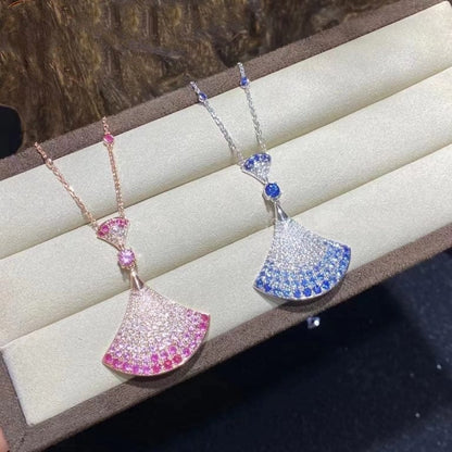 [Solara Jewelry]DREAM NECKLACK DIAMOND PINK GOLD