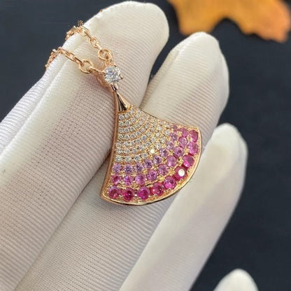 [Solara Jewelry]DREAM NECKLACE PINK GOLD PINK DIAMOND