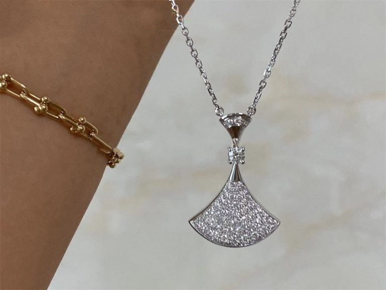 [Solara Jewelry]DREAM NECKLACE SILVER FULL DIAMOND