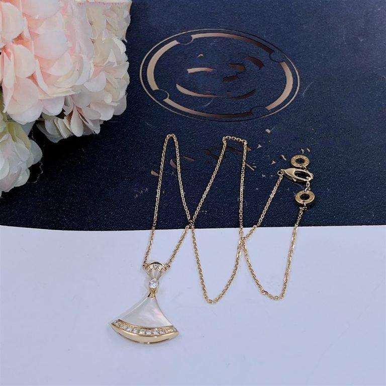 [Solara Jewelry]DREAM NECKLACE MOP GOLD DIAMOND