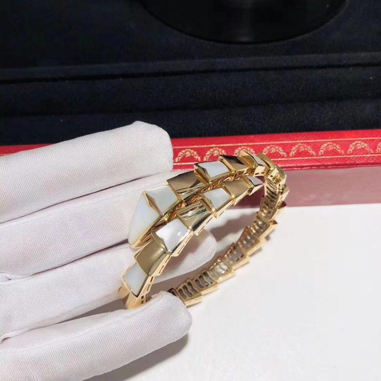 [Solara Jewelry]SERPENTI BRACELET MOP GOLD