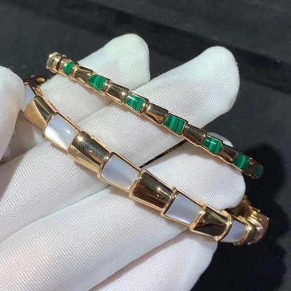 [Solara Jewelry]SERPENTI BRACELET PINK GOLD MOP