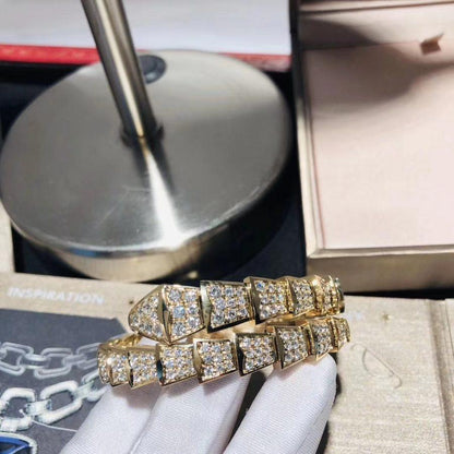 [Solara Jewelry]SERPENTI BRACELET 8MM GOLD DIAMOND