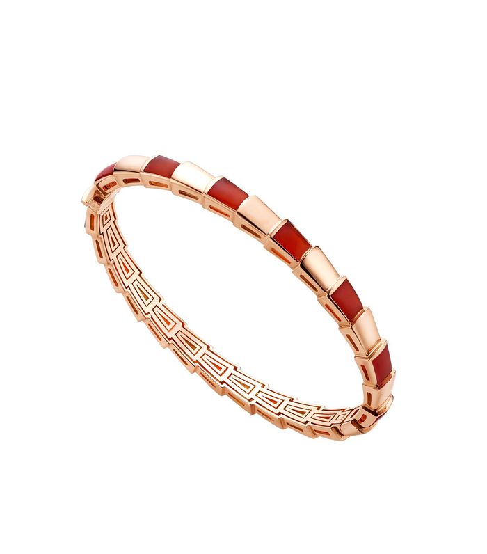 [Solara Jewelry]SERPENTI BRACELET PINK GOLD RUBELLITE