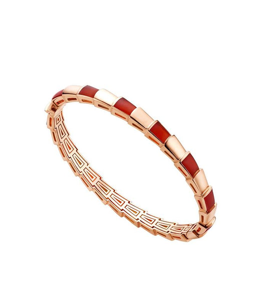 [Solara Jewelry]SERPENTI BRACELET PINK GOLD RUBELLITE