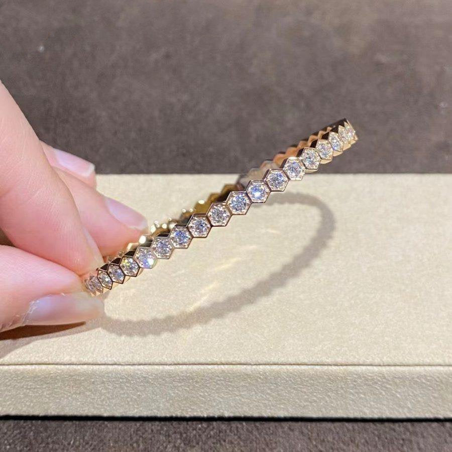 [Solara Jewelry]BEE LOVE GOLD BRACELET FULL DIAMOND