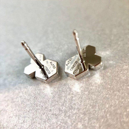[Solara Jewelry]BEE LOVE SILVER DIAMOND EARRINGS