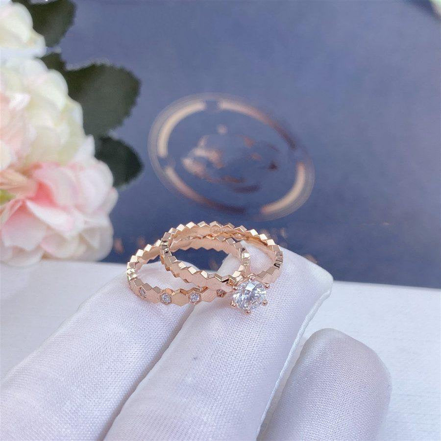 [Solara Jewelry]BEE LOVE RING PINK GOLD DIAMOND