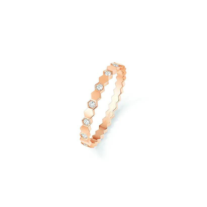 [Solara Jewelry]BEE LOVE RING PINK GOLD DIAMOND