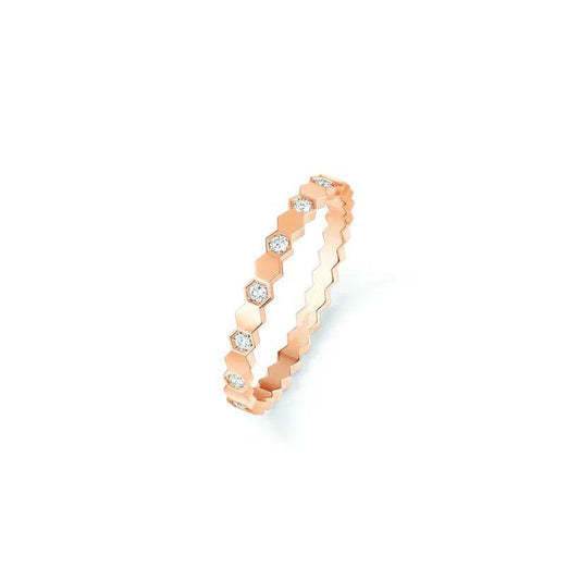 [Solara Jewelry]BEE LOVE RING PINK GOLD DIAMOND