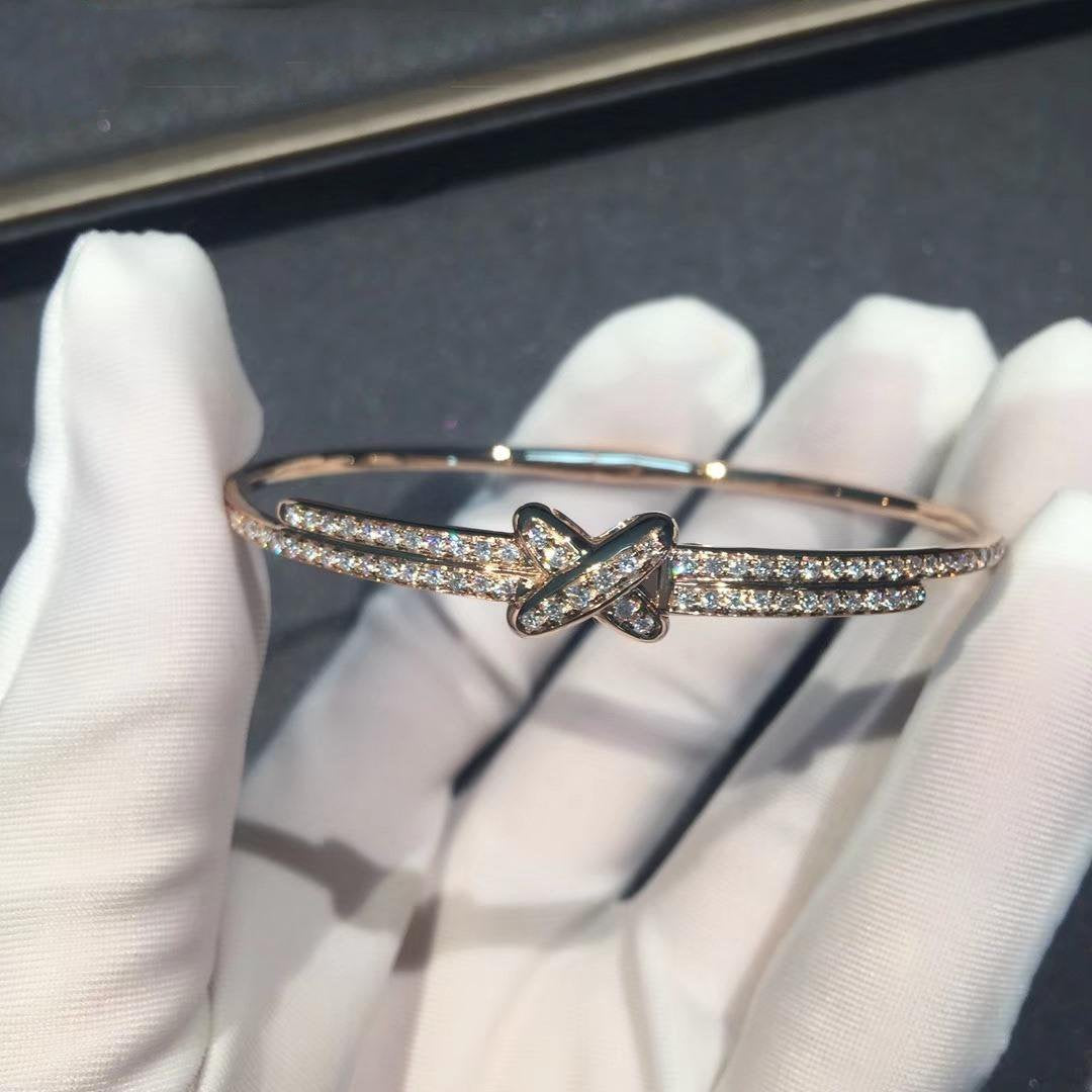 [Solara Jewelry]JEUX DE BRACELET DIAMONDS PINK GOLD