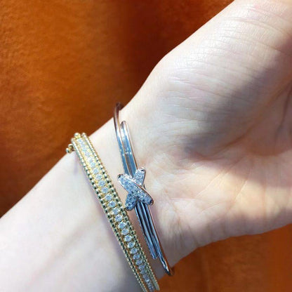 [Solara Jewelry]JEUX DE BRACELET SILVER DIAMONDS
