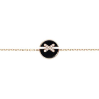 [Solara Jewelry]JEUX DE BRACELET ONYX PINK GOLD DIAMOND