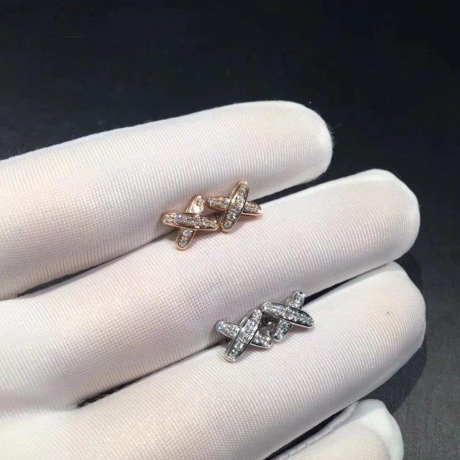[Solara Jewelry]JEUX DE DIAMOND EARRINGS