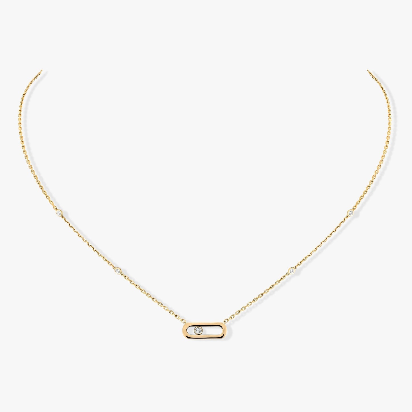 [Solara jewelry]MOVE UNO DIAMOND NECKLACE