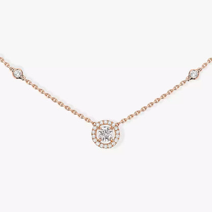 [Solara jewelry]Diamond Necklace 0,20ct Brilliant Shape Joy