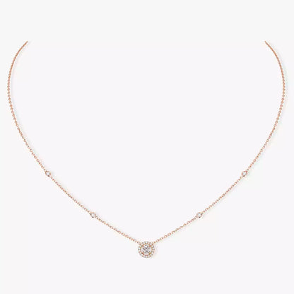 [Solara jewelry]Diamond Necklace 0,20ct Brilliant Shape Joy