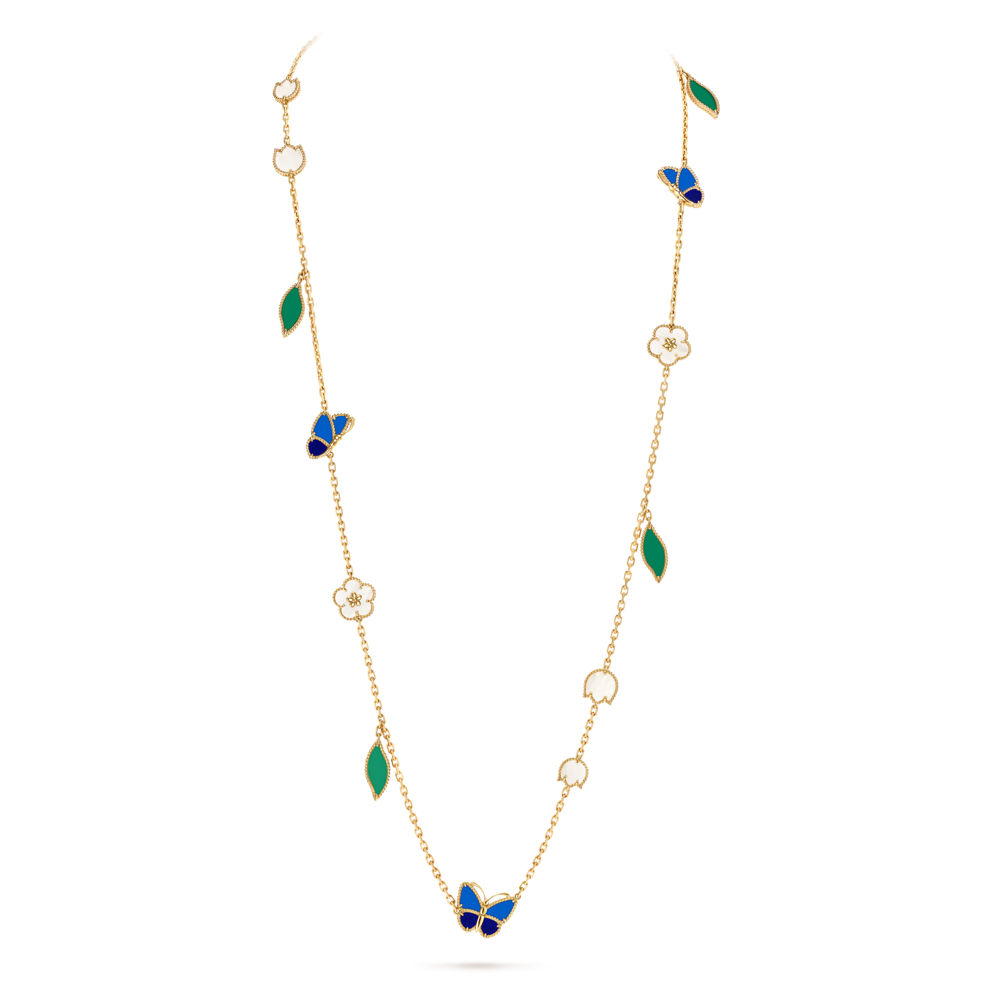 [Solara Jewelry] 26 NEW CLOVER 15 MOTIFS LUCKY NECKLACE