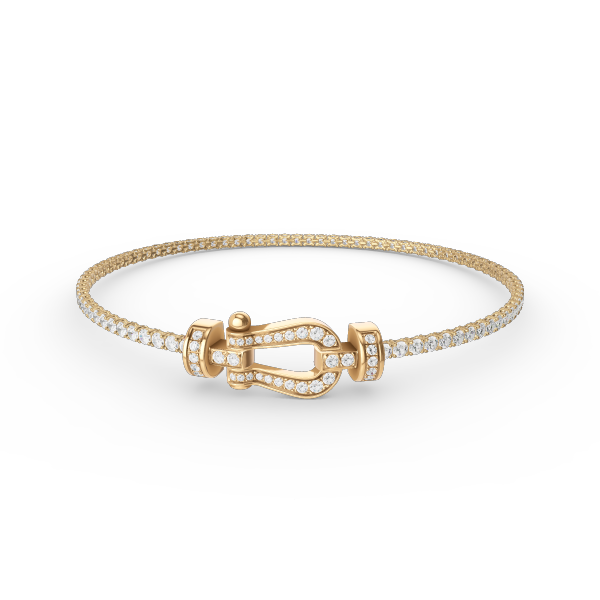 [Solara Jewelry]FORCE  HORSESHOE  DIAMOND TENNIS BRACELET