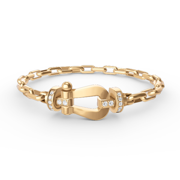 [Solara Jewelry]FORCE LARGE HORSESHOE CLASP  METAL BRACELET
