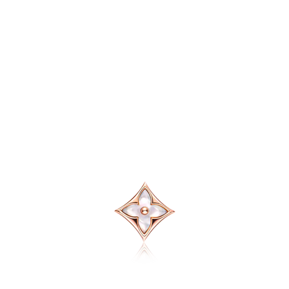 [Solara Jewelry]STAR MOP PINK GOLD EARRINGS