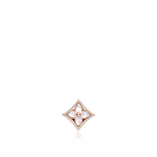 [Solara Jewelry]STAR MOP PINK GOLD EARRINGS