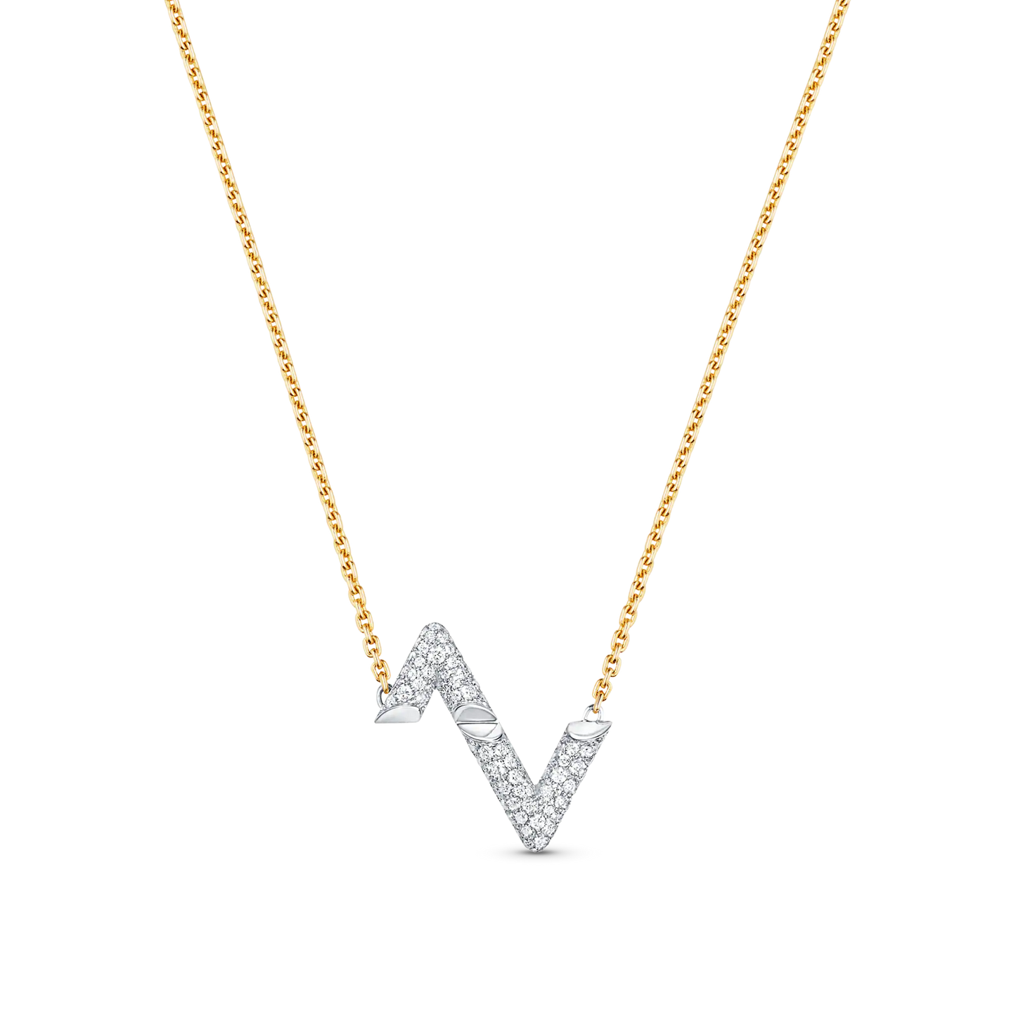[Solara Jewelry]VOLT SILVER DIAMOND PEDANT NECKLACE