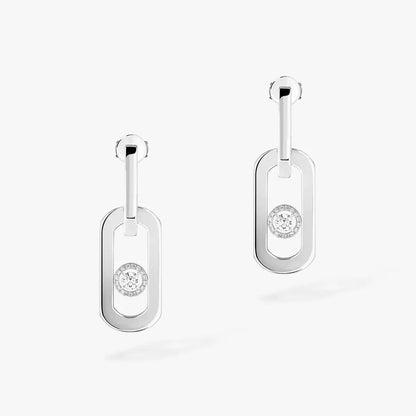 [Solara jewelry]So Move XL Diamond Pendant Earrings