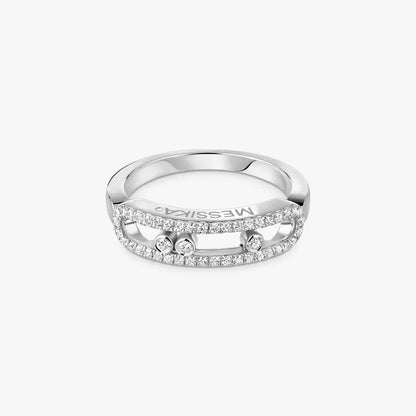 [Solara jewelry] Baby Move Gold Diamond Pave_ Ring