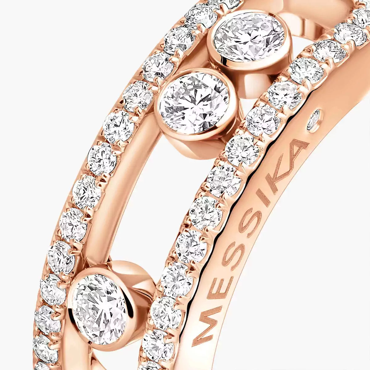 [Solara jewelry] Move Gold Diamond Pave_ Ring