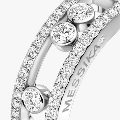 [Solara jewelry] Move Gold Diamond Pave_ Ring