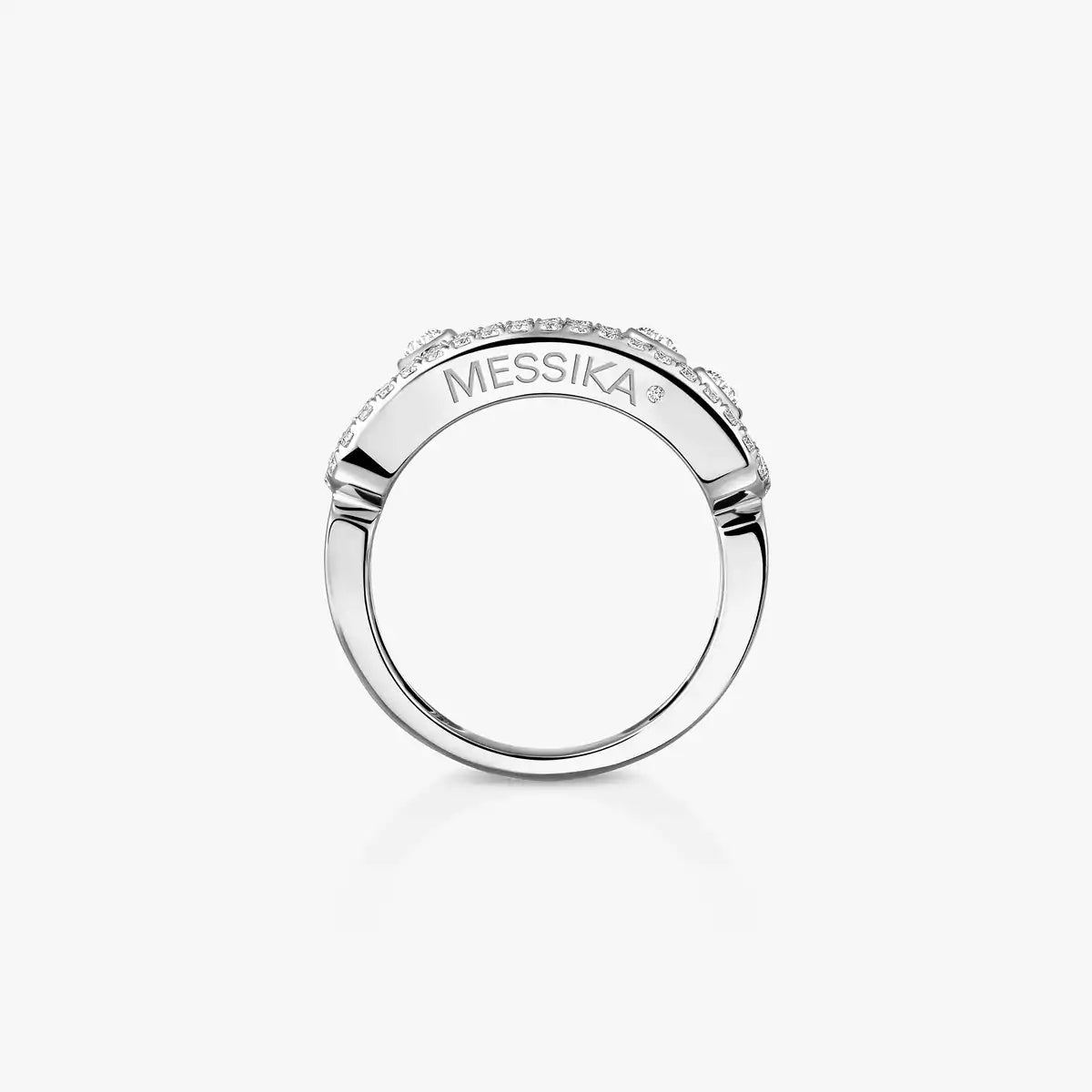 [Solara jewelry] Move Gold Diamond Pave_ Ring