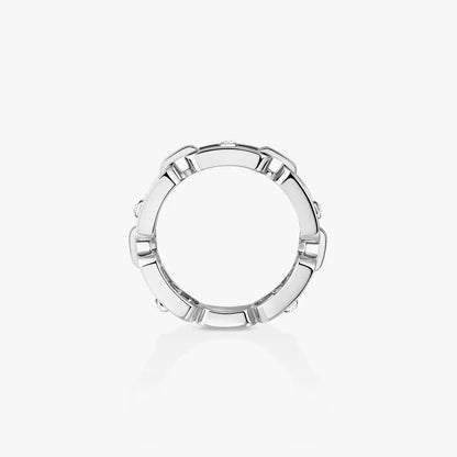[Solara jewelry]Move Link Pave_-Set Diamond Ring in Gold