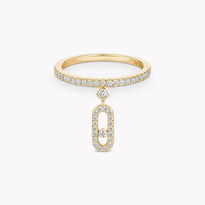 [Solara jewelry]Move Uno Diamond Ring