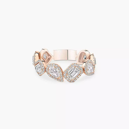 [Solara jewelry]Diamond Wedding Ring My Twin