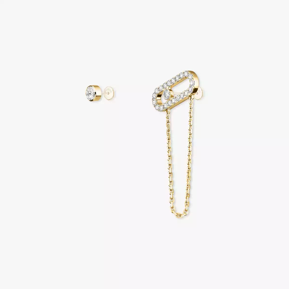 [Solara jewelry]Move Uno Diamond Earrings