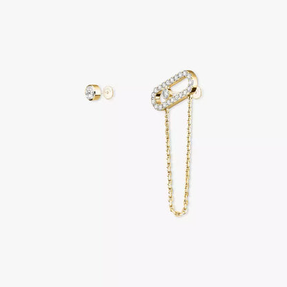 [Solara jewelry]Move Uno Diamond Earrings