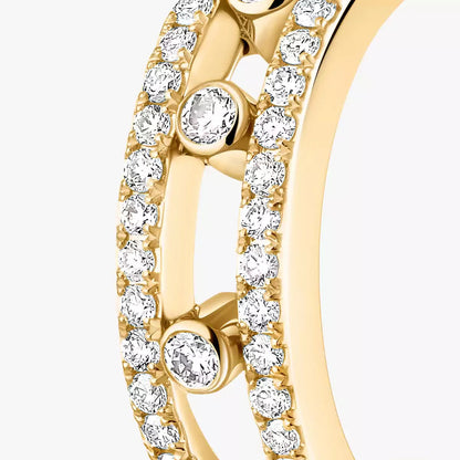 [Solara jewelry]Diamond Pave_ Hoop Earrings Move