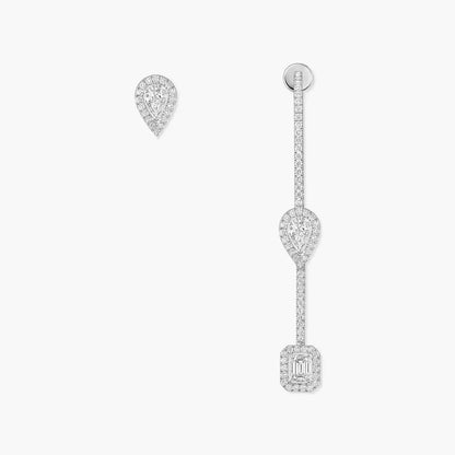 [Solara jewelry]Diamond Drop Earrings My Twin