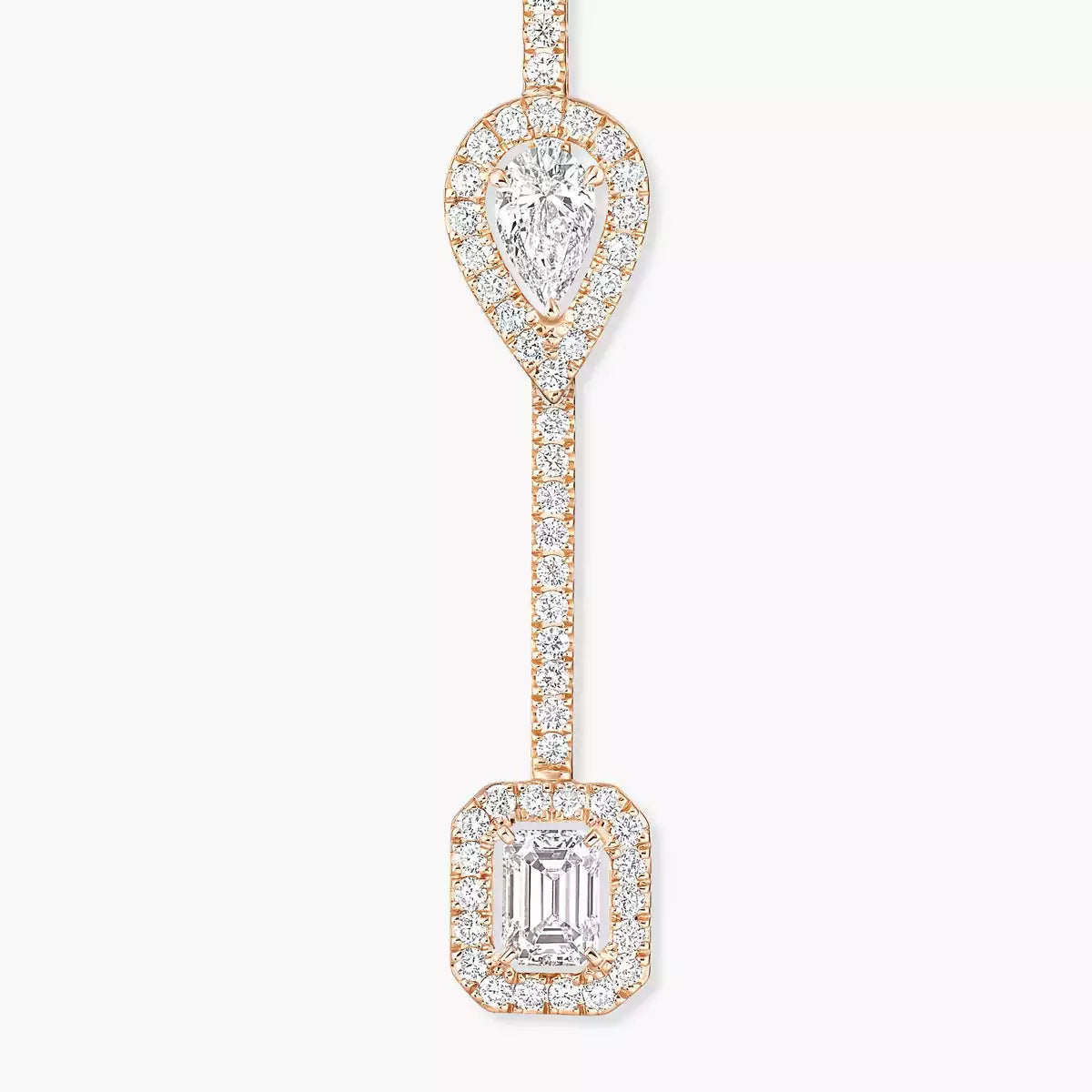 [Solara jewelry]Diamond Drop Earrings My Twin