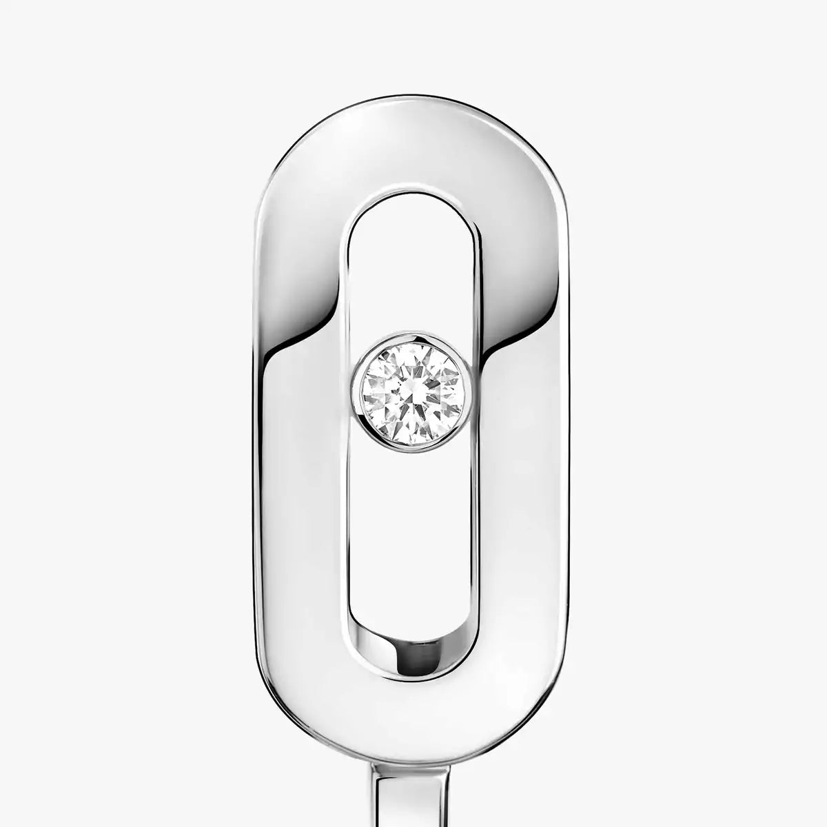 [Solara jewelry]Diamond Mini Hoop Earrings Move Classique