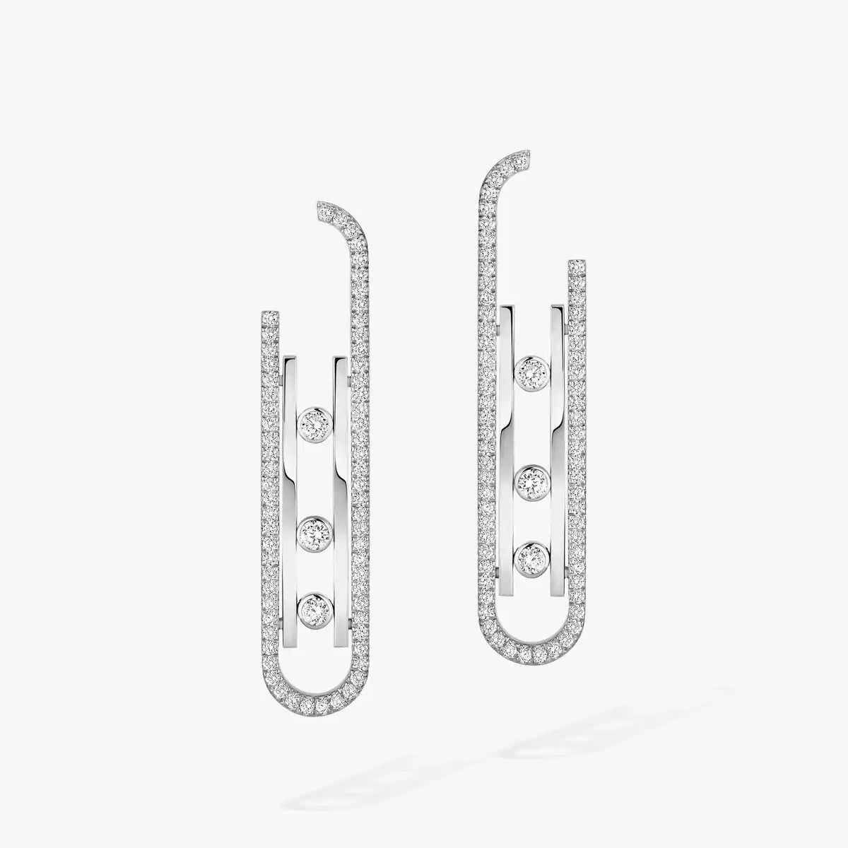 [Solara jewelry]Diamond Pendant Earrings Move 10Th