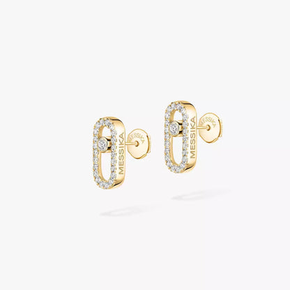 [Solara jewelry]Move Uno Diamond Earrings