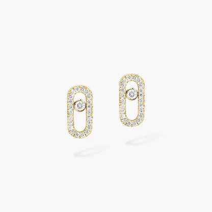[Solara jewelry]Move Uno Diamond Earrings