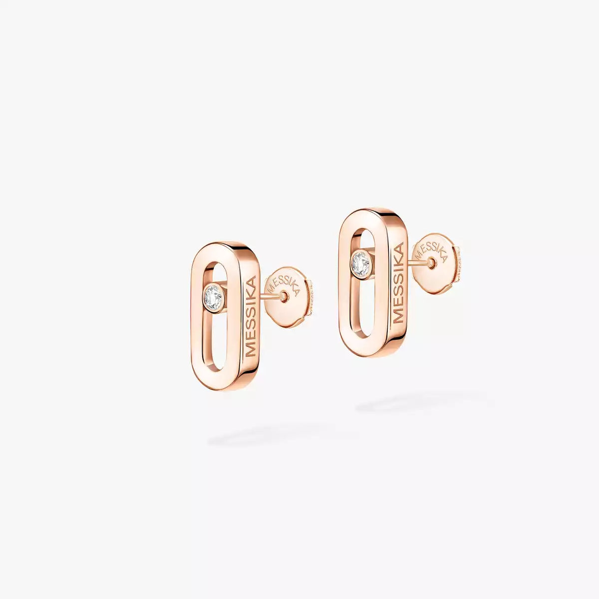 [Solara jewelry]Move Uno Diamond Stud Earrings